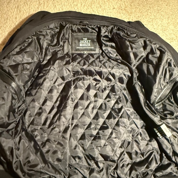 Men's Hooded Leather Jacket | The Jacket Maker | Bravado | XXL - Picture 9 of 12